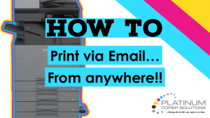 How to Print Via Email to Sharp multifunction