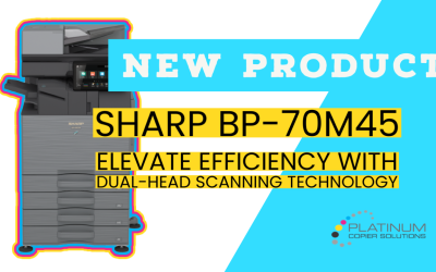 Sharp BP-70M45: Elevate with Dual-Head Document Scanning