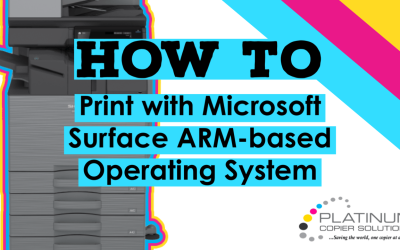 How To Print from ARM-based Microsoft Surface