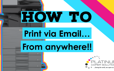 How To Print via Email to Sharp Multifunction